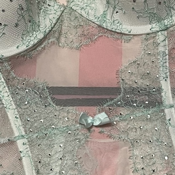 Exclusive Bridal Custom Swarovski Embellished Bridal Victoria’s Secret Corset - Picture 3 of 4